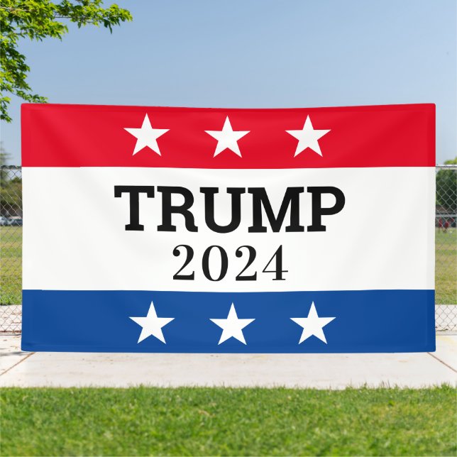 Banderoles Trump 2024 (Dehors)