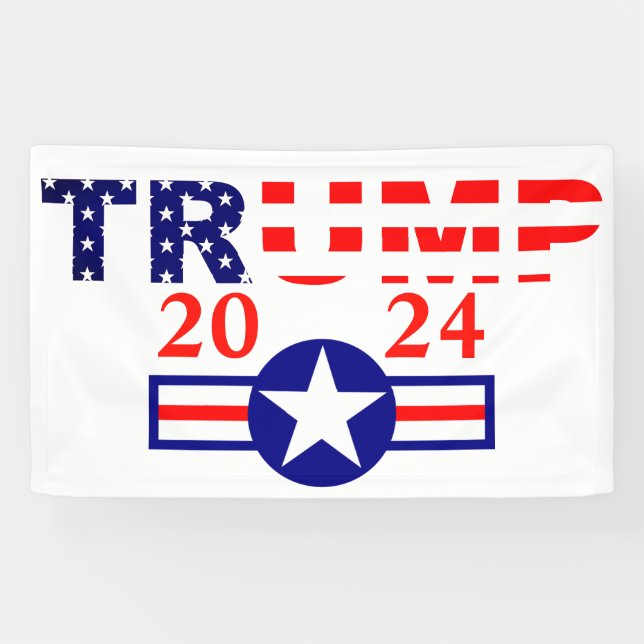 Banderoles Trump 2024 (Horizontal)