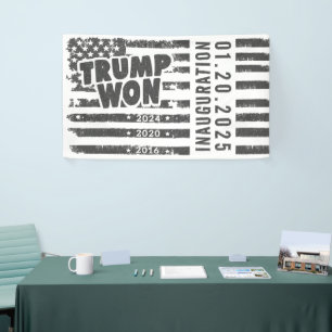 Banderoles Trump a gagné 2024