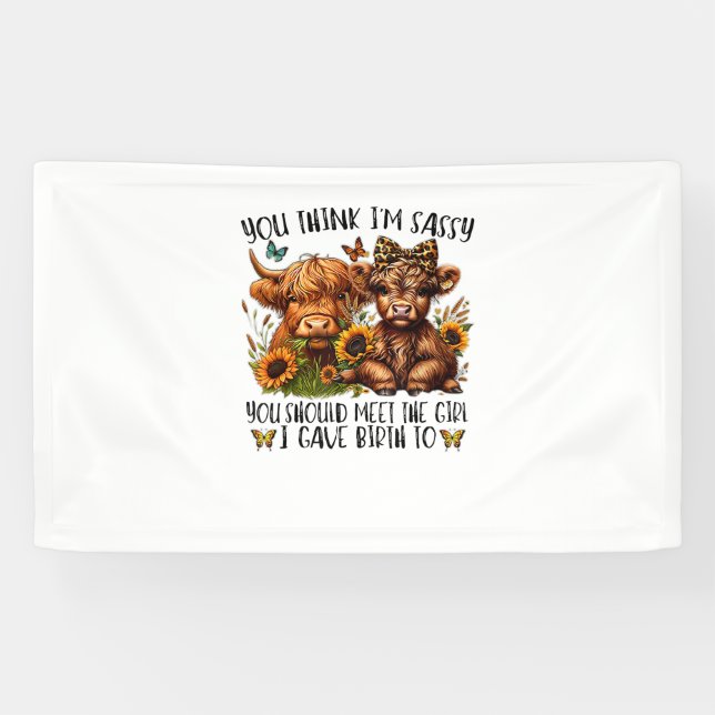 Banderoles Tu crois que je suis sûr que tu devrais rencontrer (Horizontal)