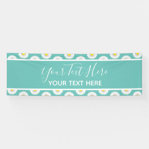 Banderoles Turquoise Joli Petit Marguerite