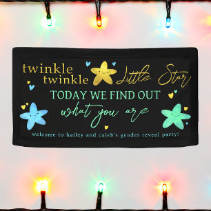 Banderoles Twinkle Twinkle Little Star Genre Reveal
