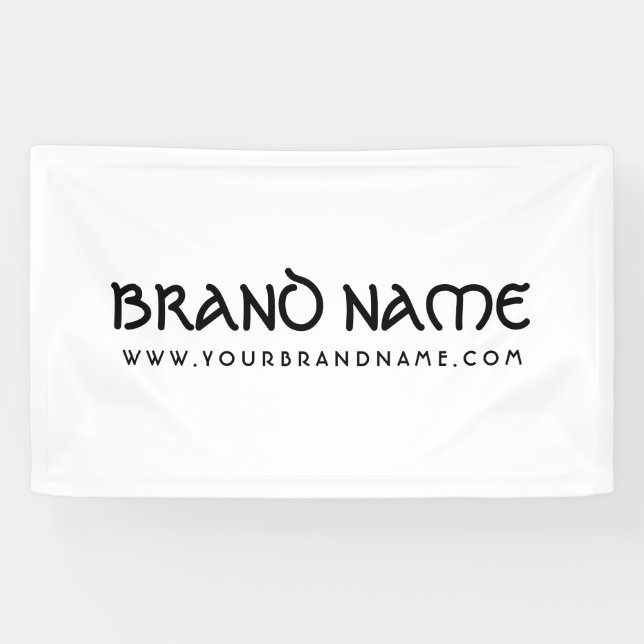 Banderoles Typographie celtique moderne Nom de marque minimal (Horizontal)