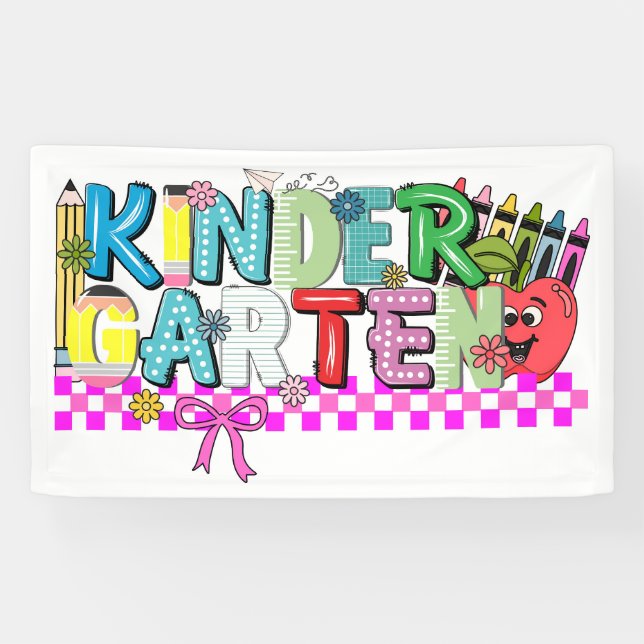 Banderoles Typographie de maternelle  (Horizontal)