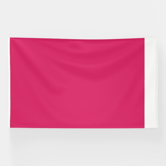 Banderoles un arrière - plan rose avec une bordure blanche (Horizontal)