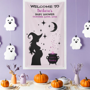 Banderoles Un Bébé brasse Baby shower Halloween Bienvenue