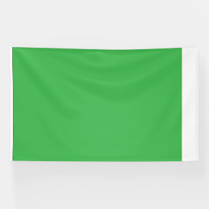 Banderoles un fond vert avec une bordure blanche