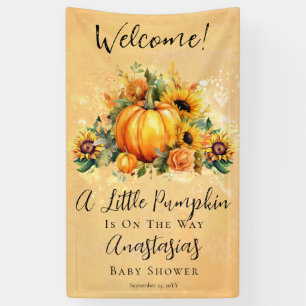 Banderoles Un Petit Citrouille Baby shower d'automne des to