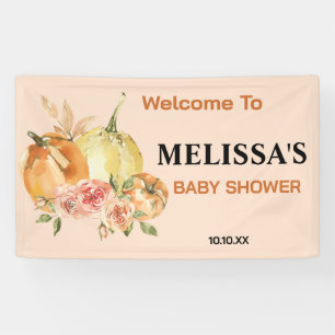 Banderoles Un petit citrouille sur le chemin de l'automne bab