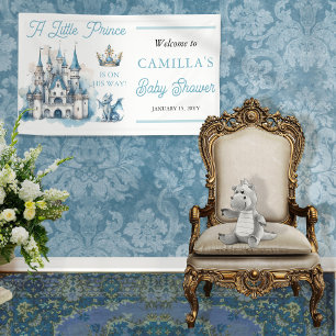 Banderoles Un Petit Prince Est En Chemin De Boy Baby shower