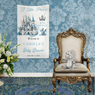 Banderoles Un Petit Prince Est En Chemin De Boy Baby shower