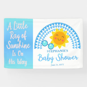 Banderoles Un petit rayon de SunshineBoy Baby shower