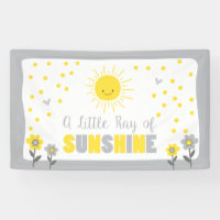 Un rayon de soleil Baby shower de toile de fond So