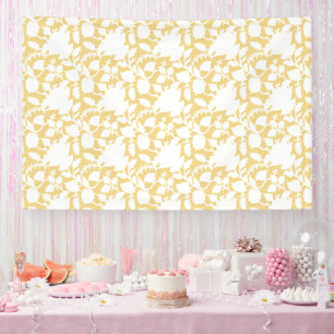 Banderoles Un tapis jaune avec un motif répétitif motif resem