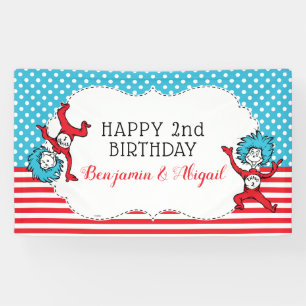 Banderoles Une chose deux Jumeaux