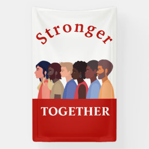 Banderoles Une diversité multiculturelle plus forte