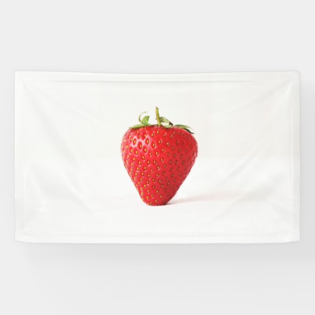 Banderoles Une fraise rouge bnrcnm (Horizontal)