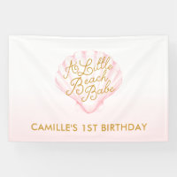 Une petite Beach Babe Girl 1er anniversaire