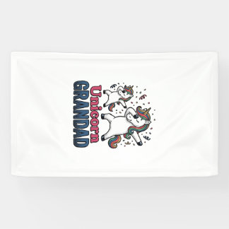 Banderoles Unicorn Grandad Vintage Engraving Shirt Design_1