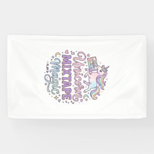 Banderoles Unicorn Mixtape Magie Autocollant et T-shirt Adora