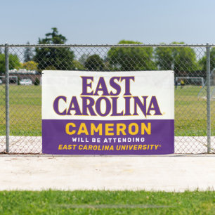 Banderoles Université de Caroline de l'Est Caroline de l'Es