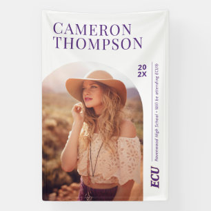 Banderoles Université de Caroline de l'Est Logo de l'écu