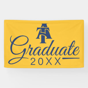 Banderoles Université d'État A&T de Caroline du Nord Un log