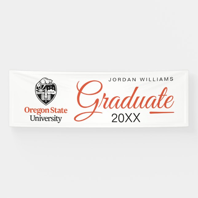 Banderoles Université d'État de l'Oregon (Horizontal)