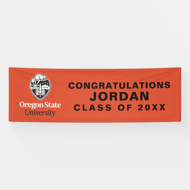 Banderoles Université d'État de l'Oregon (Horizontal)
