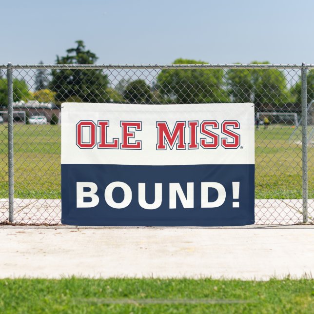 Banderoles Université du Mississippi | Ole Miss Wordmark (Insitu)
