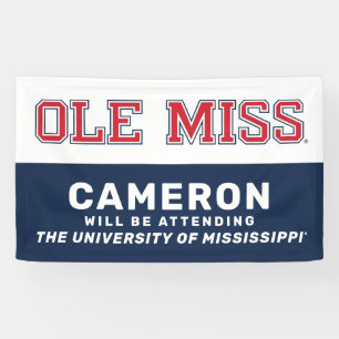 Banderoles Université du Mississippi   Ole Miss Wordmark