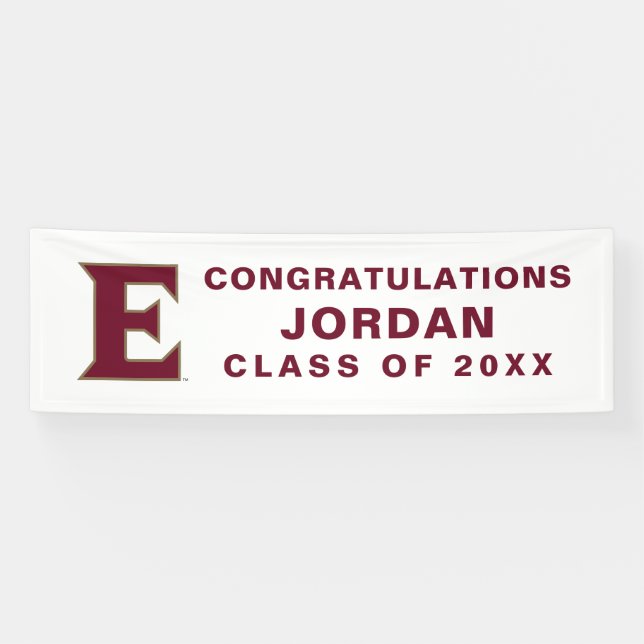 Banderoles Université Elon E | Classe 2OXX (Horizontal)
