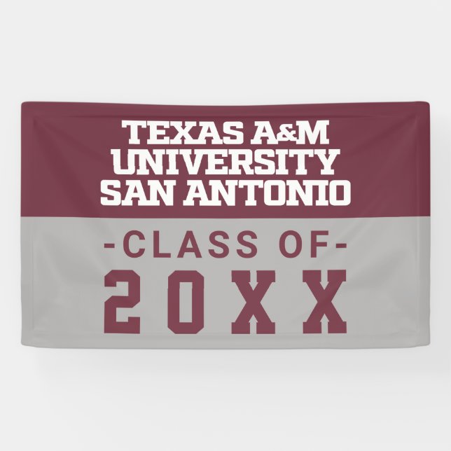 Banderoles Université Texas A&M de San Antonio (Horizontal)