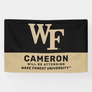 Banderoles Université Wake Forest   WF