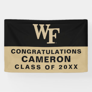 Banderoles Université Wake Forest   WF