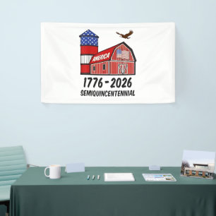 Banderoles USA Semiquincentennial 250th Anniversary 1776-2026