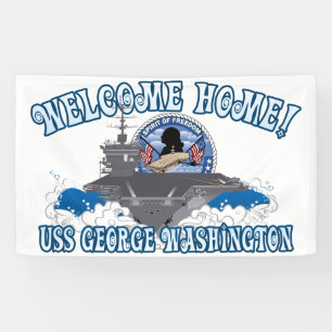 Banderoles USS George Washington - maison bienvenue