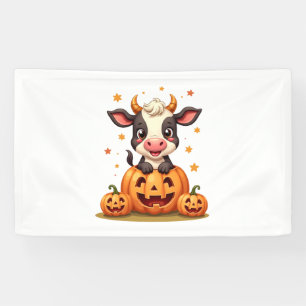 Banderoles Vache citrouille Patch