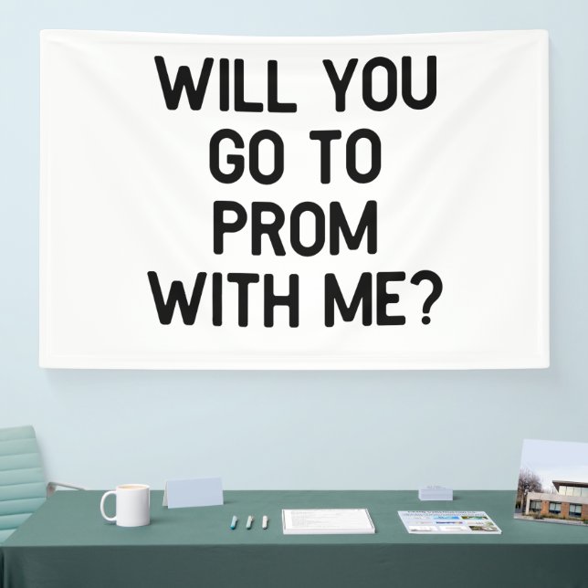 Banderoles Vas-Tu Aller au bal de promo avec moi ? Promposal (Salon professionnel)