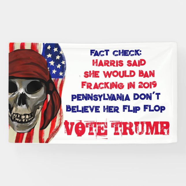 BANDEROLES VÉHICULES POUR TRUMP (Horizontal)