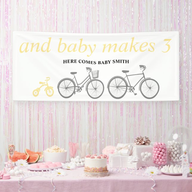 Banderoles Vélo jaune (Fête)