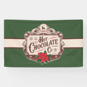 Banderoles Vendeurs de chocolat chaud Festive Noël