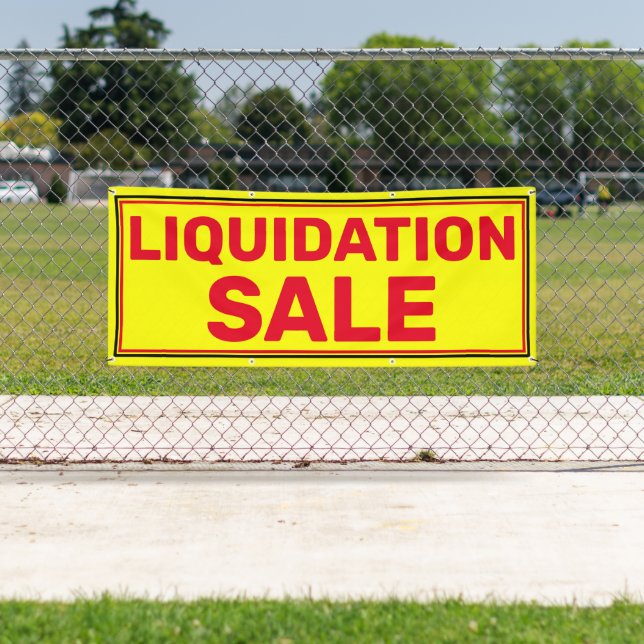 Banderoles Vente de liquidation de petite entreprise Grande (En situation)