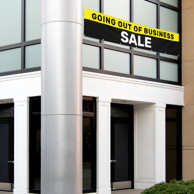 Banderoles Vente de liquidation totale grande (Bâtiment extérieur)
