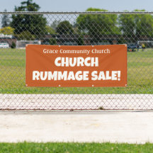 Vente de rhummage de l'église personnalisée ! Band