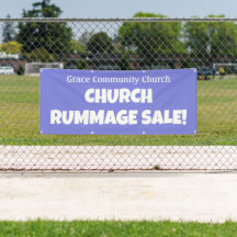 Vente de rhummage de l'église personnalisée ! Band
