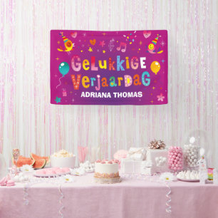 Banderoles verjaardag