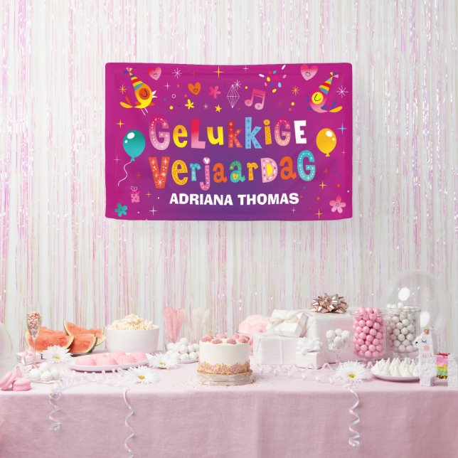 Banderoles verjaardag (Fête)