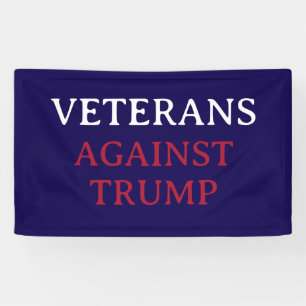 BANDEROLES VÉTÉRANS CONTRE TRUMP