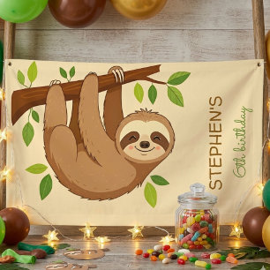 Banderoles Veux-tu sortir? Anniversaire des enfants de paress